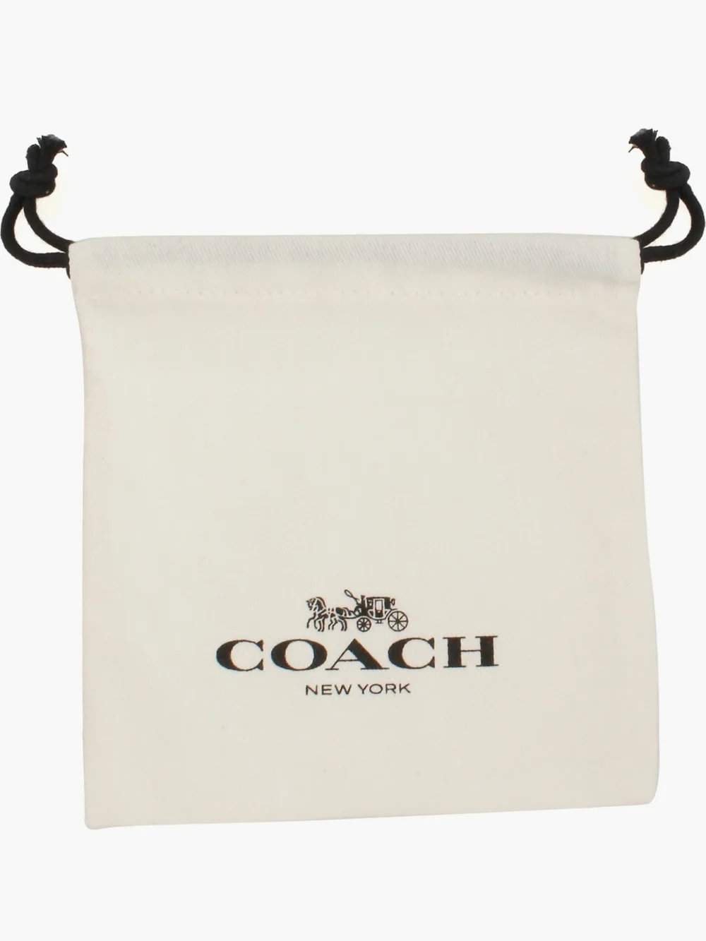 Coach Crystal Heart Huggie Hoop Earrings Silver Tone - Picture 4 of 4